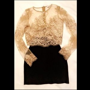 🔆Gold embellished crop top 🔆